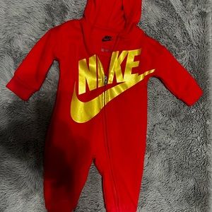 Nike one piece with hoodie 6 month